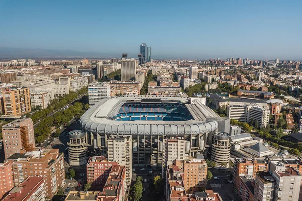 Santiago Bernabeu Stadyumu Madrid havadan görünümü