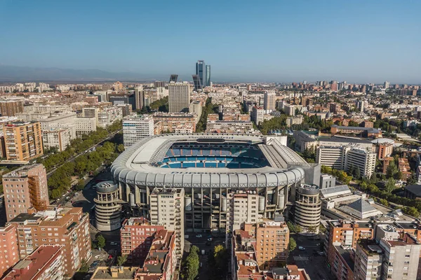 Αεροφωτογραφία του Santiago Bernabeu stadium στη Μαδρίτη — Φωτογραφία Αρχείου