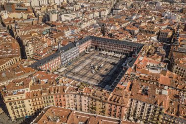 Plaza Mayor, havadan görünümü