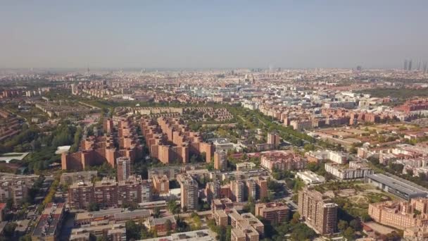 Veduta aerea di Madrid — Video Stock