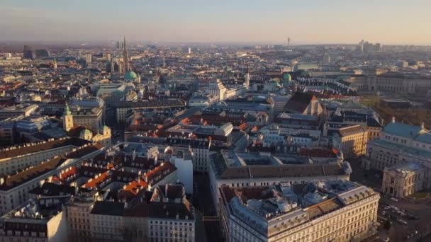 Центр міста Відня — стокове відео