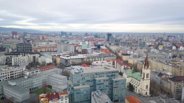 Paisaje urbano de Bratislava — Vídeos de Stock