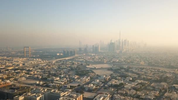 Vista aérea de Dubai — Vídeos de Stock