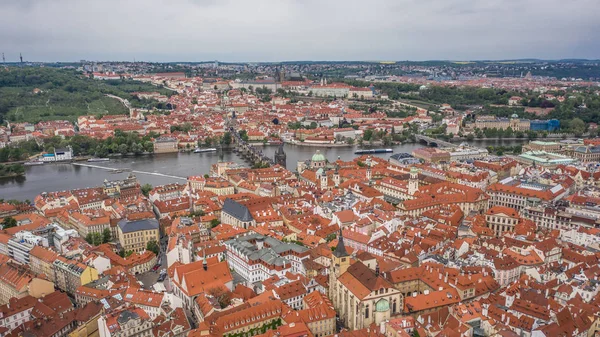 Luftaufnahme von Prag — Stockfoto