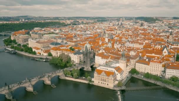 Paesaggio urbano di Praga — Video Stock