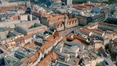 Leipzig'de tarihi pazar meydanı