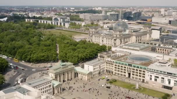 Вид з повітря на Берлін — стокове відео