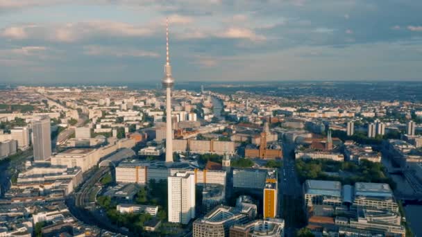 Stadsbilden i berlin — Stockvideo