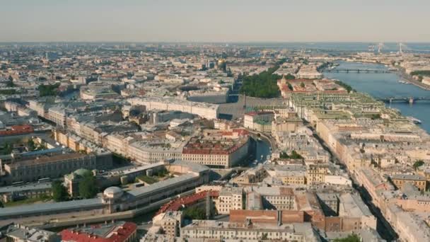 圣彼得堡的城市景观 — 图库视频影像