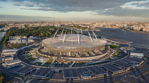 Εναέρια θέα της Gazprom Arena — Φωτογραφία Αρχείου