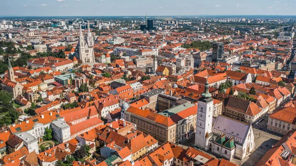 Загреб, столица Хорватии — стоковое фото