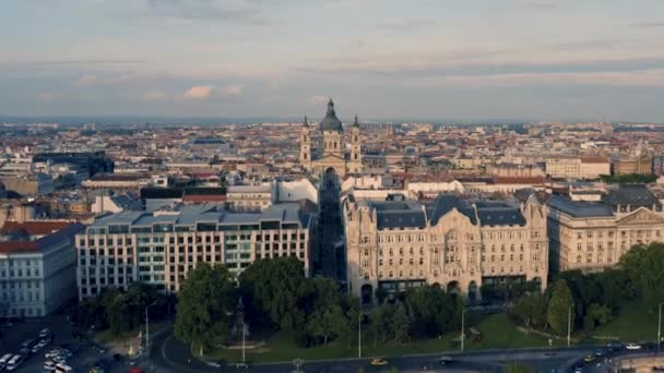 St. Stephens Basilica Budapeşte ' — Stok video