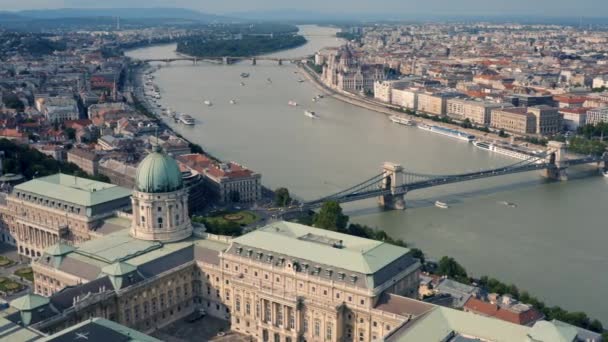 Paisaje urbano de Budapest — Vídeo de stock