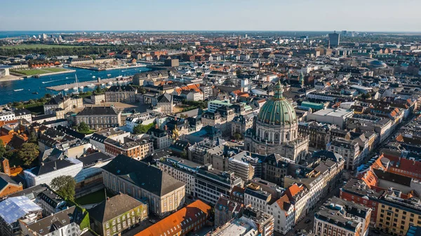 Городской пейзаж Копенгагена — стоковое фото