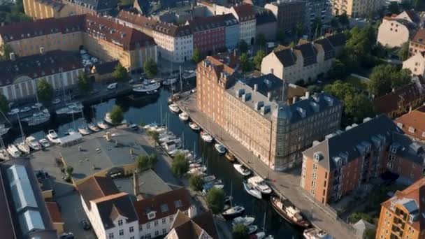 Canali di Copenaghen — Video Stock