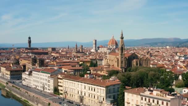 Skyline van florence — Stockvideo