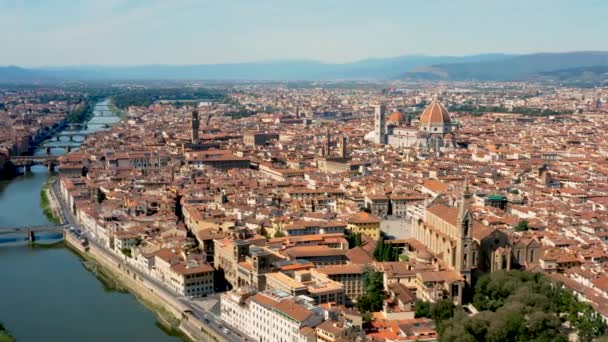 Paesaggio urbano di firenze — Video Stock