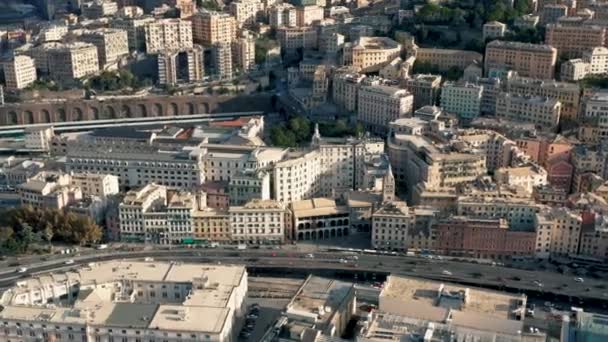 Paesaggio urbano di Genova — Video Stock