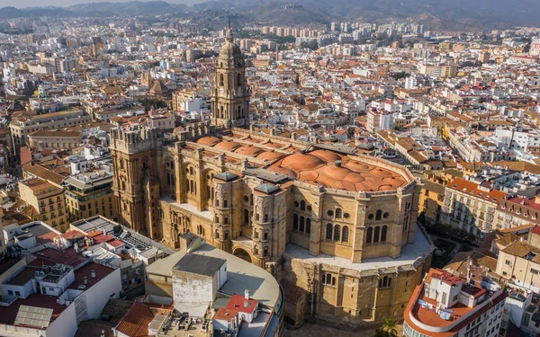 Malaga 'daki enkarnasyon katedrali — Stok fotoğraf