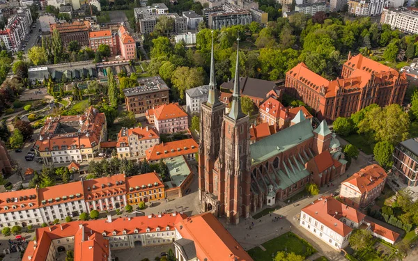 Catedral de São João Batista em Wroclaw — Fotografia de Stock
