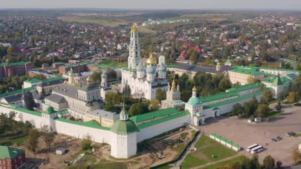 Свята Трійця Сергія Лаври — стокове відео