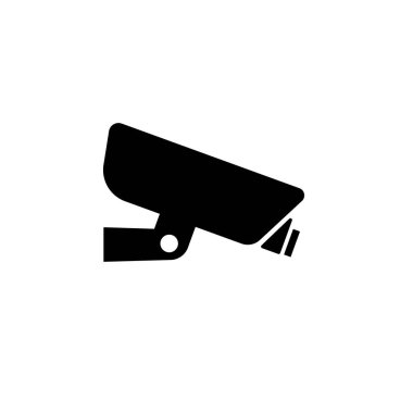 siyah Cctv kutusu simgesi