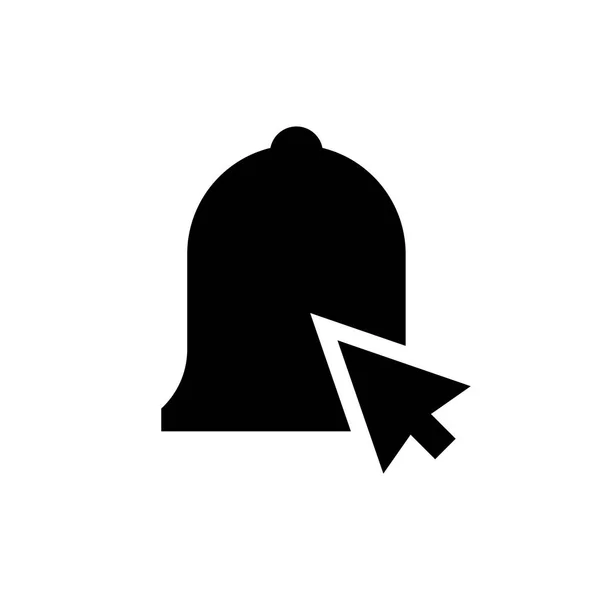 Het Pictogram Van Een Bell Aanwijzer — Stockvector