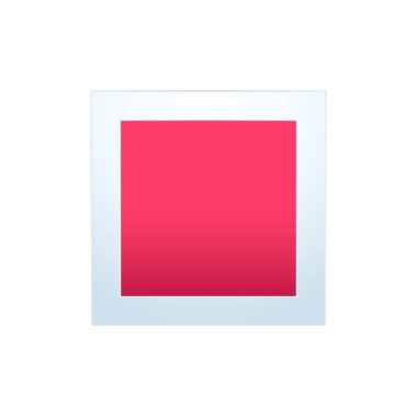 Soyut Pembe Kutu. Yalıtılmış Vektör Çizimi