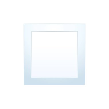 Soyut Beyaz Kutu. Yalıtılmış Vektör Çizimi