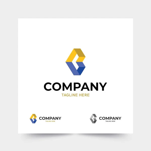 Los Logotipos Iniciales Son Modernos Profesionales — Vector de stock