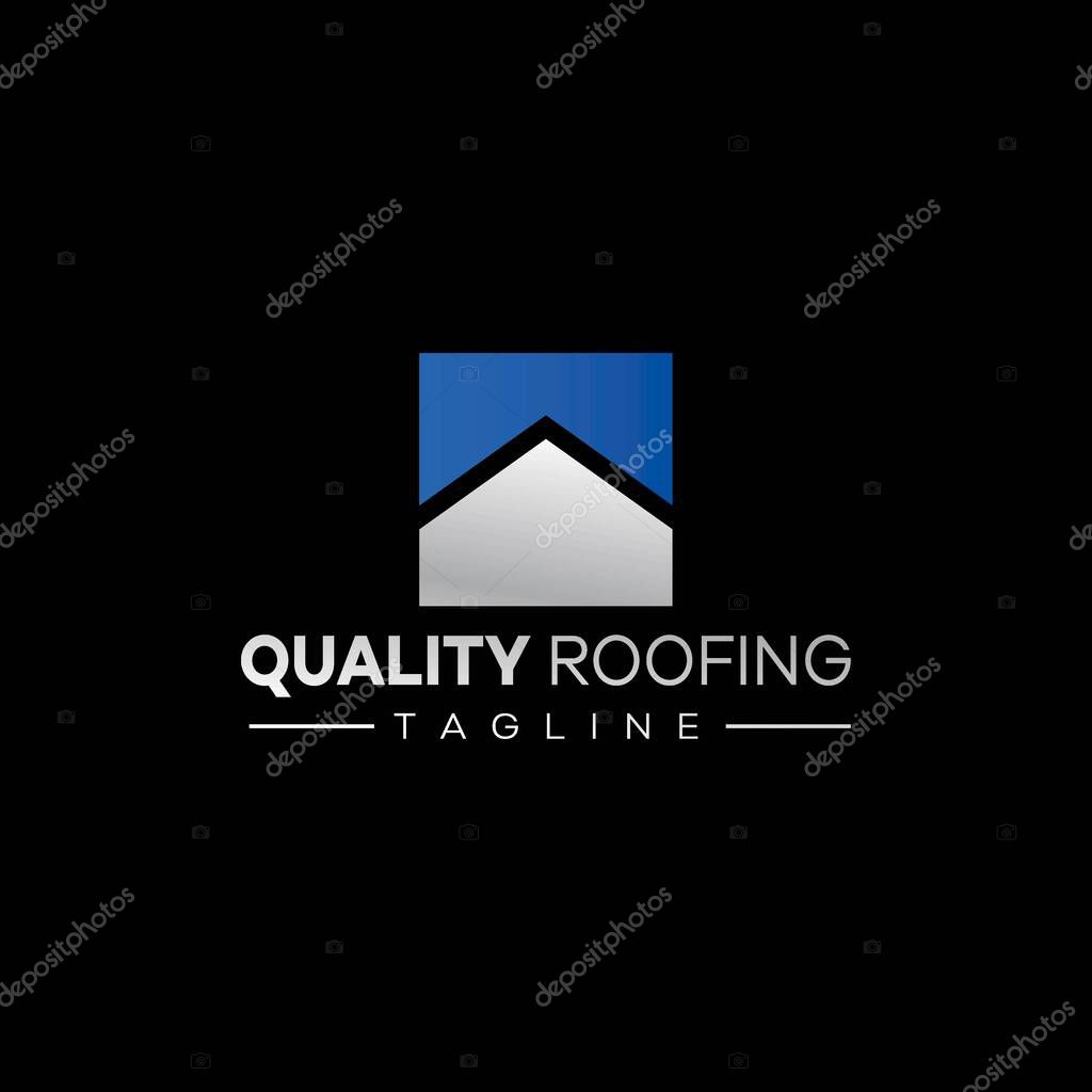 Simple and elegant logo for a roofing company....