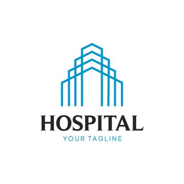 Tıp şirketleri için havalı ve modern bir logo.