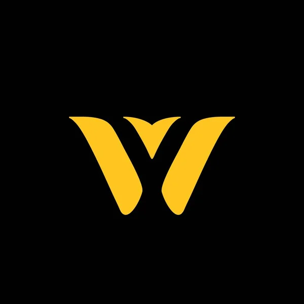 Initial Logo Elegant Luxurious — Stock Vector