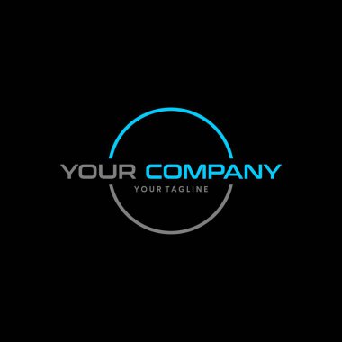 Basit şirket logosu modern aydınlatma lambaları