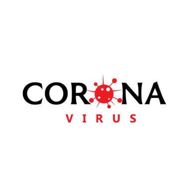 Corona virüsü için tehlike logosu 