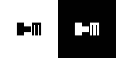 Eşsiz ve güçlü H anahtarı logosu tasarımı