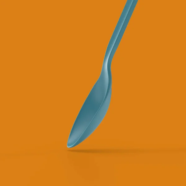 3d render of recyclable cutlery on a uniform background — Stock Photo, Image