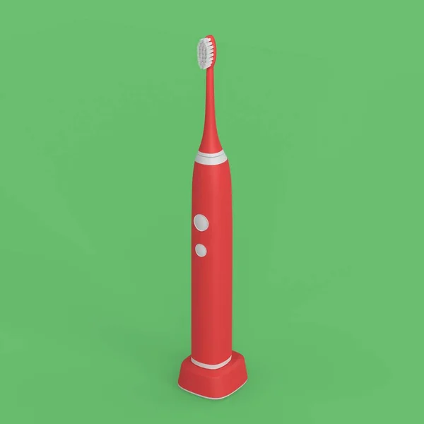 3d render of an electric toothbrush on a uniform background — Stock Photo, Image