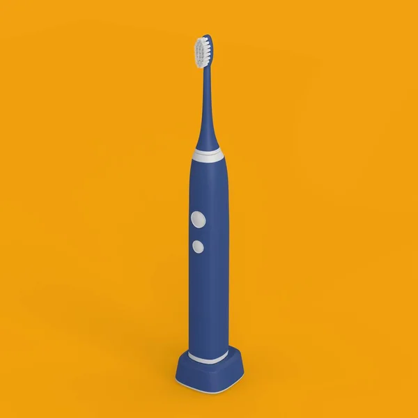3d render of an electric toothbrush on a uniform background ロイヤリティフリーのストック写真