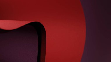 Renk tasarımı karton kalınlığının 3d görüntüsü