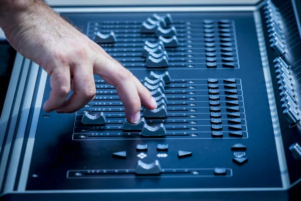 Profesional Studio Equipment Sound Mixing — Stock Photo, Image