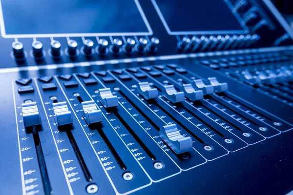 Profesional Studio Equipment Sound Mixing — Stock Photo, Image
