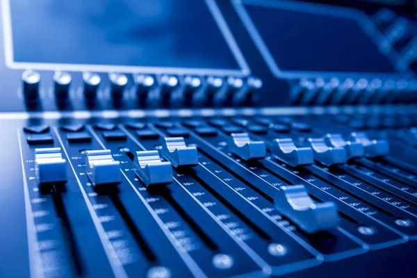 Profesional Studio Equipment Sound Mixing — Stock Photo, Image