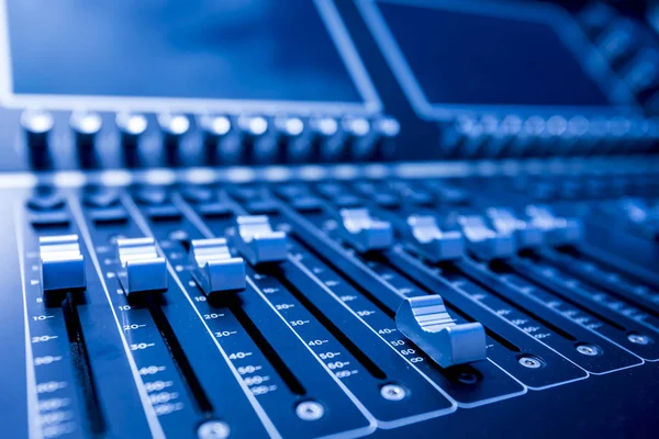 Profesional Studio Equipment Sound Mixing — Stock Photo, Image