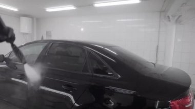 Bir carwash profesyonel Kuru Temizleme Servisi.