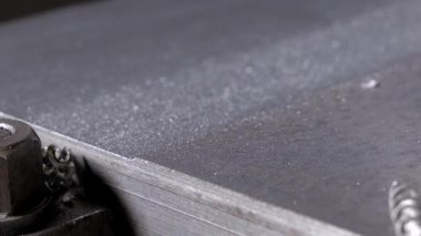 Freze Tezgahı yüzey-in metal parçası fabrika, yakından görmek-metal işleme-dükkan alıyor