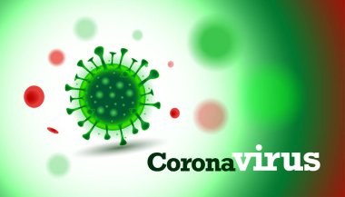 Beyaz arkaplandaki virüslerin taşıyıcısı. bakteriler mikroorganizma virüs hücresi, insan sağlığı mikrobiyolojisi bilim ve virüs salgını konsepti, izole vektör çizimi