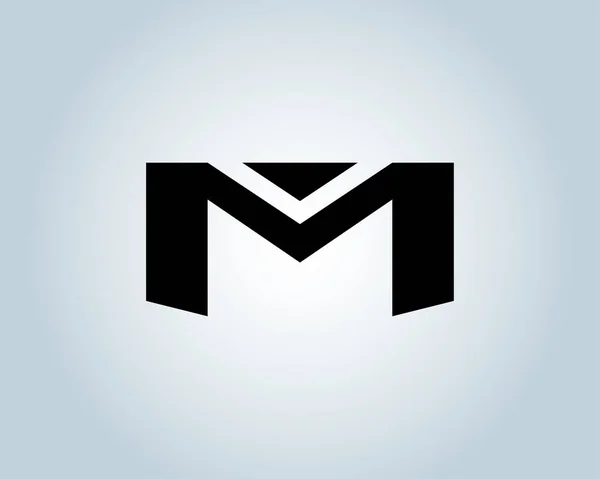 Lettera Linea Logo Design Simbolo Monogramma Lineare Creativo Minimale Monocromatico — Vettoriale Stock