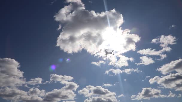 Blue Sky Time Lapse, Nube hermosa Espacio Tiempo Hermoso — Vídeos de Stock