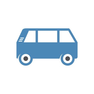 Basit araç illüstrasyon tasarımı